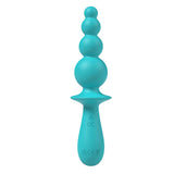 Party Up Evajane Teal 17.1 Centimeter Beaded Vibrator > Anal Range > Vibrating Butt Plugs - Tophatter Daily Deals