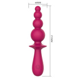 Party Up Evajane 17.1 Centimeter Beaded Vibrator > Anal Range > Vibrating Butt Plugs - Tophatter Daily Deals