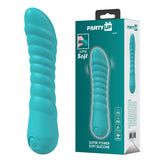 Party Up Jaylei (Teal) – USB Rechargeable 14.6 cm Vibrator > Vibrators > Standard Vibrators - Tophatter Daily Deals
