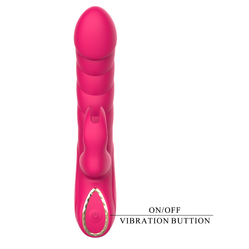 Party Up Monica – USB Rechargeable Waterproof 15.8 cm Rabbit Vibrator > Vibrators > Ladies > Rabbit - Tophatter Daily Deals