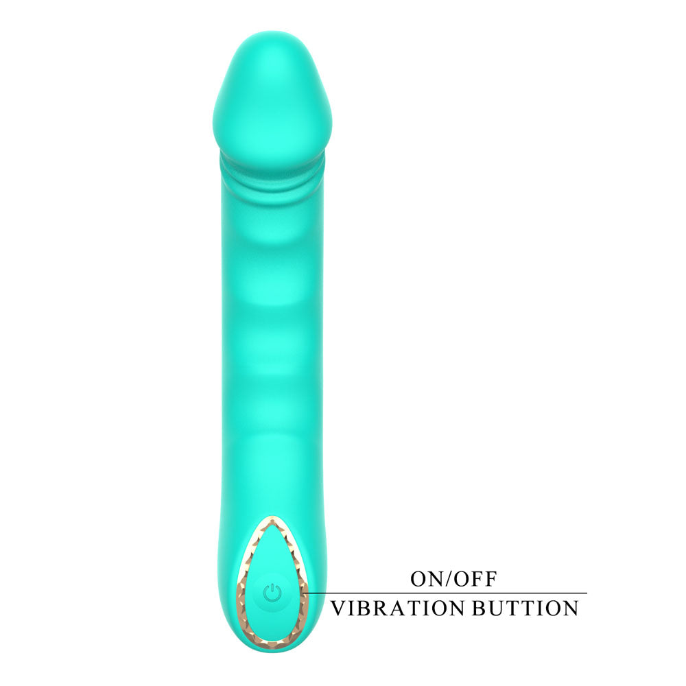 Party Up Niki (Teal) – USB Rechargeable 15.4 cm Vibrator > Vibrators > Standard Vibrators - Tophatter Daily Deals