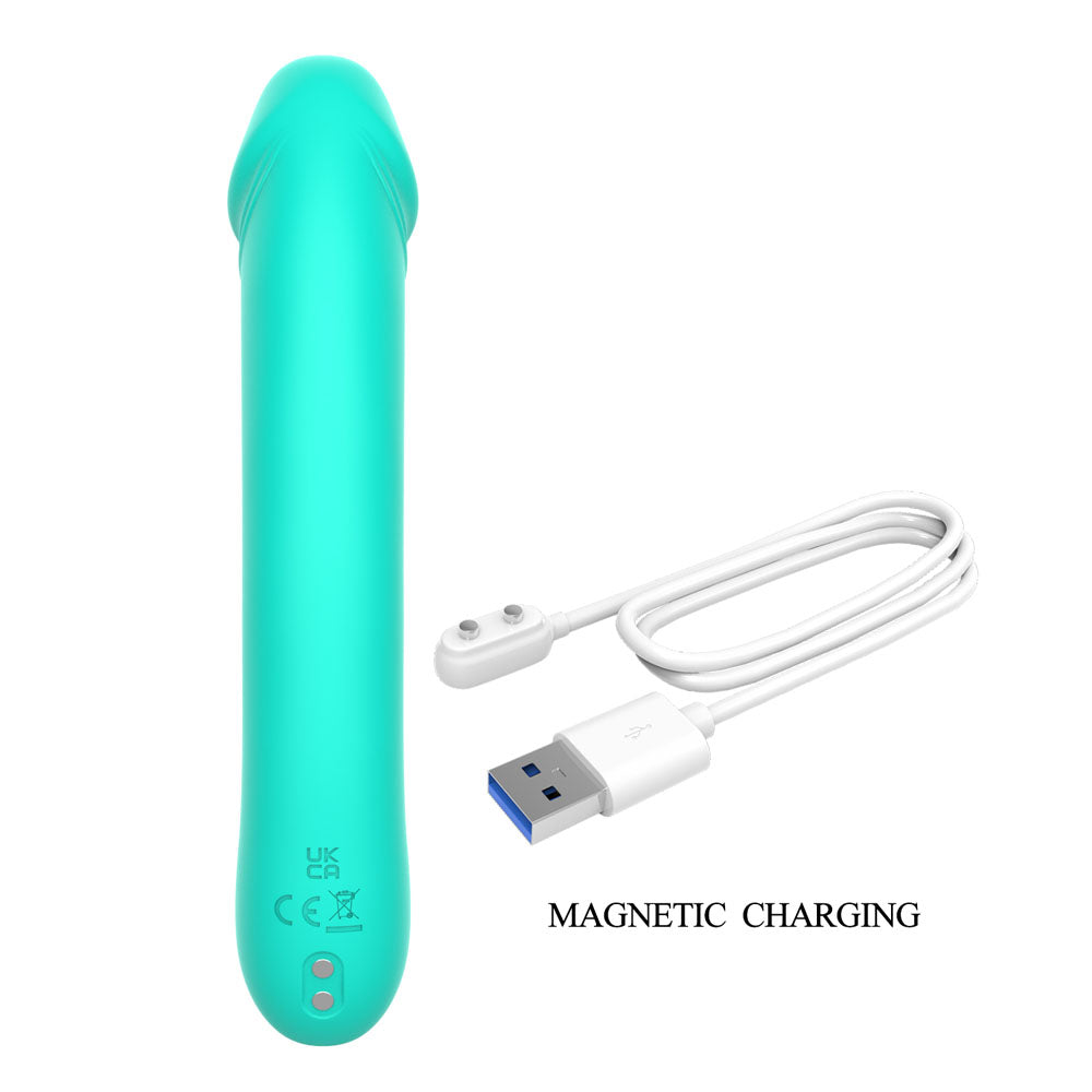 Party Up Niki (Teal) – USB Rechargeable 15.4 cm Vibrator > Vibrators > Standard Vibrators - Tophatter Daily Deals