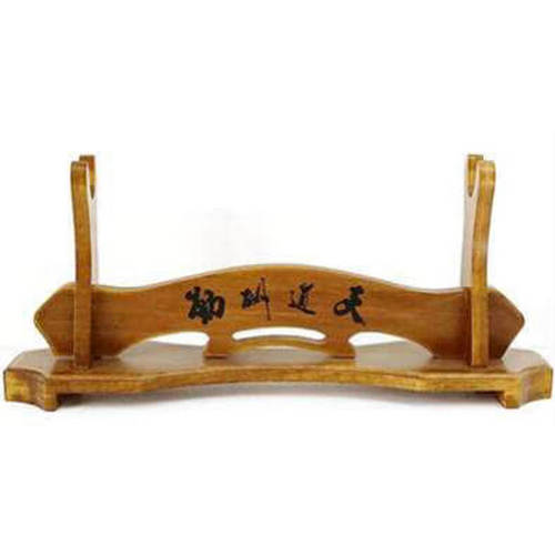 Single Katana Based Stand (Wood) Sword Display Stand - Tophatter Daily Deals