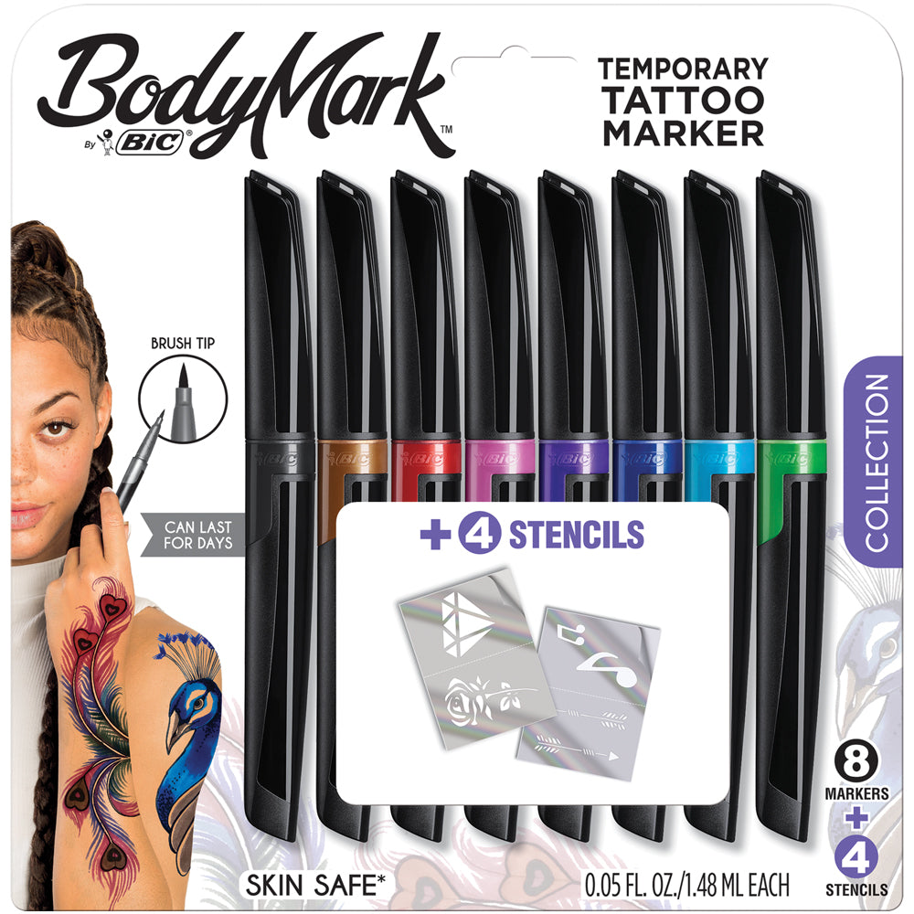 BODYMARK TATTOO 8 PACK Halloween & Party Essentials - Tophatter Daily Deals