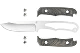 Chris Reeve Knives Backpacker - Black Canvas Micarta Handle - Black Sheath - BPR-1000 Fixed Blade - Tophatter Daily Deals