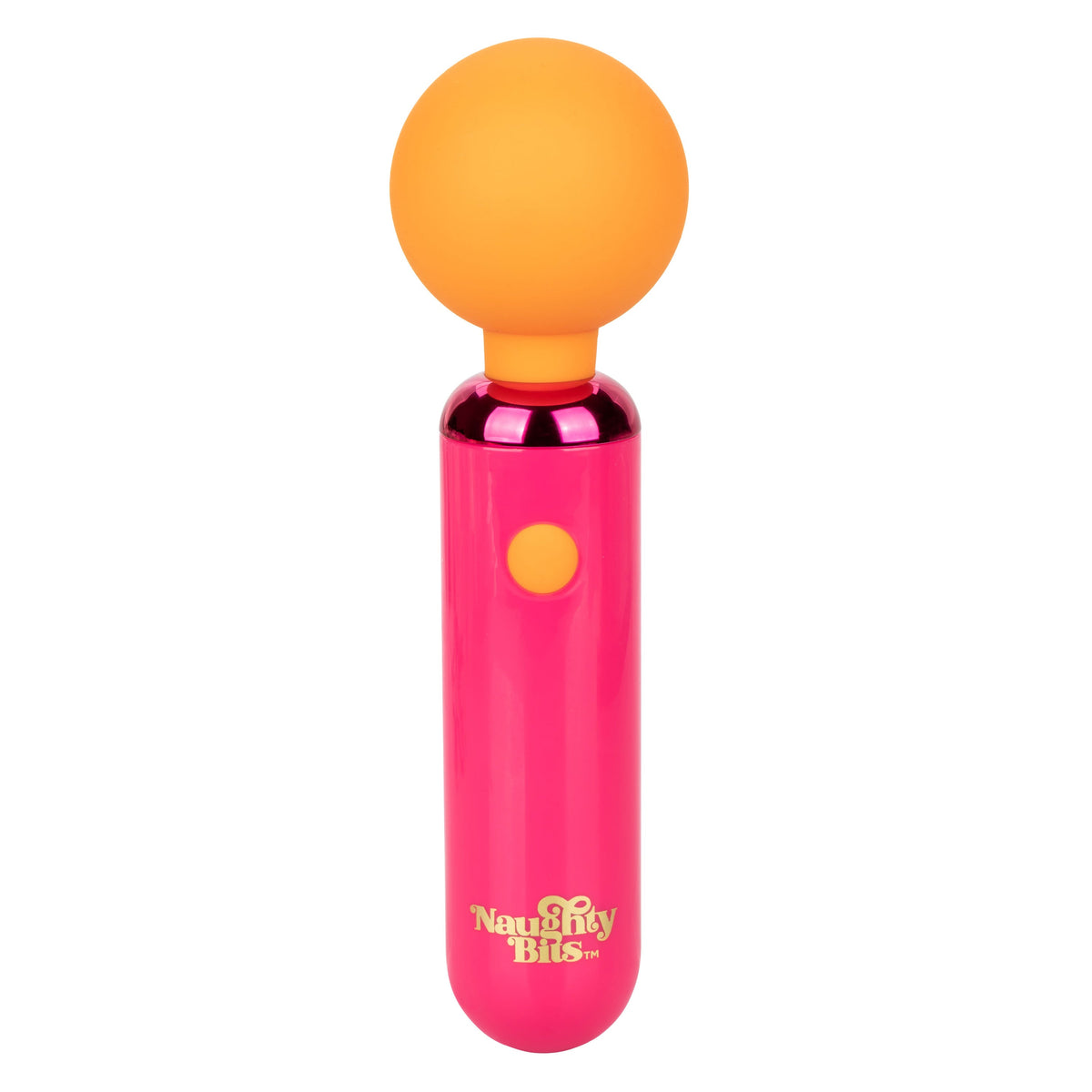 Naughty Bits Home Cumming Queen Vibrating Wand Pink and Orange Silicone Personal Massager > Sex Toys > Mini Massagers - Tophatter Daily Deals