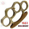 100% Real Brass Belt Buckle With Leather Padding Belt Buckle - Tophatter Daily Deals