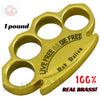 Rob Dalton 100% Real Brass Knuckles - Live Free Die Free Paperweight Belt Buckle - Tophatter Daily Deals