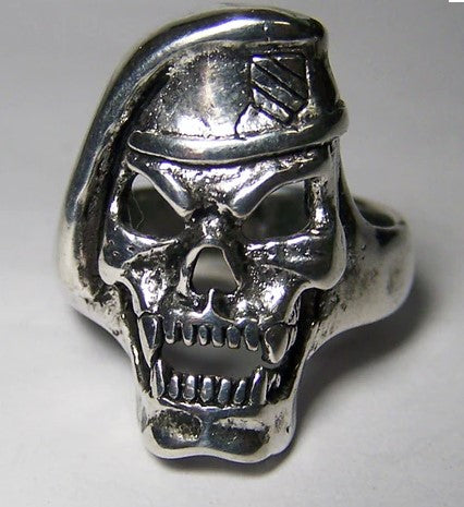 GREENBRAE MILITARY SKULL HEAD BIKER RING - Tophatter Daily Deals