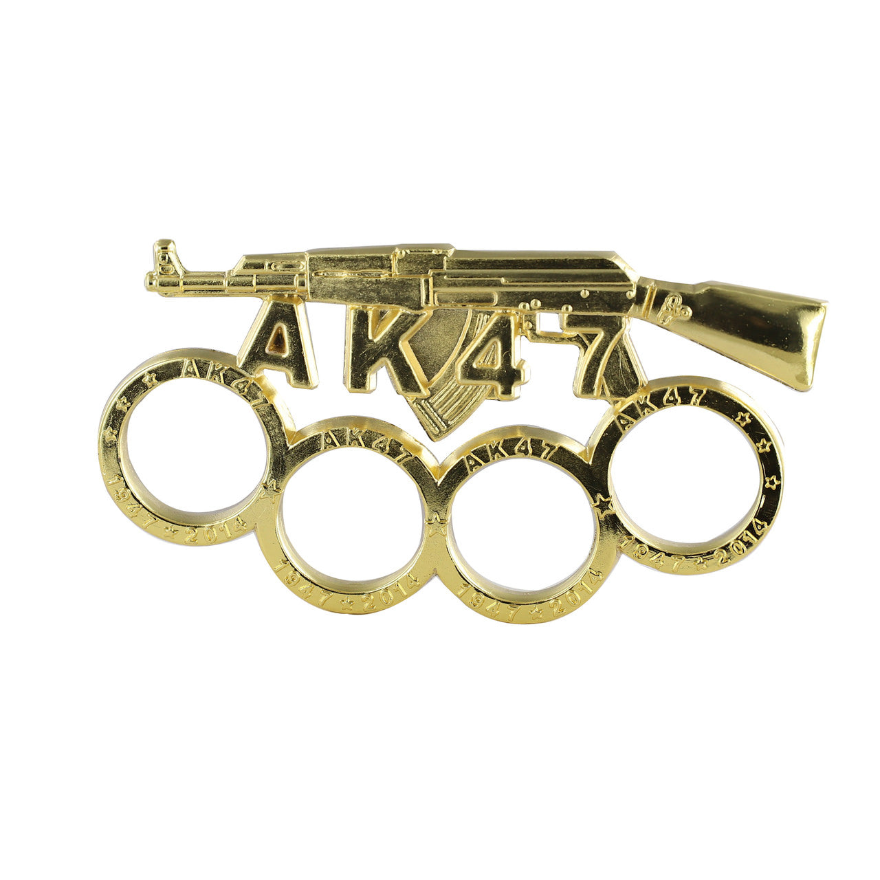 AK47 Knuckleduster Paper Weight Accessory Collectible Weapons - Tophatter Daily Deals