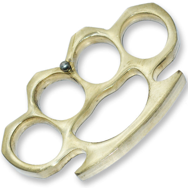 Real Genuine Brass Buckle Knuckles & Paperweight - Tophatter's Guns'N'Weapons Store Collectible Weapons - Tophatter Daily Deals