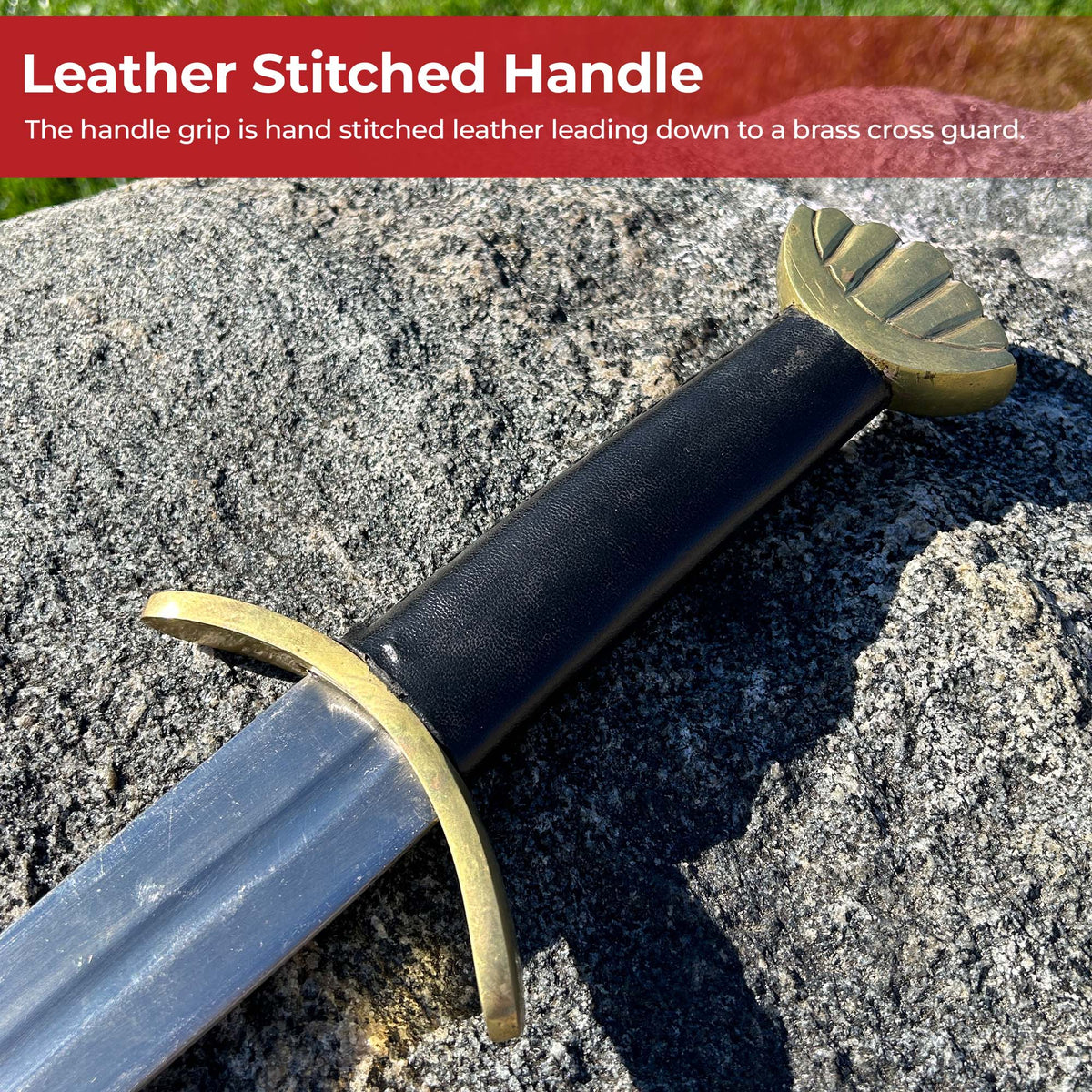 Brass Noble Savage Viking Combat Sword swords - Tophatter Daily Deals
