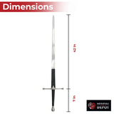 Brave Heart William Wallace Two-Handed Claymore Sword historical period - Tophatter Daily Deals