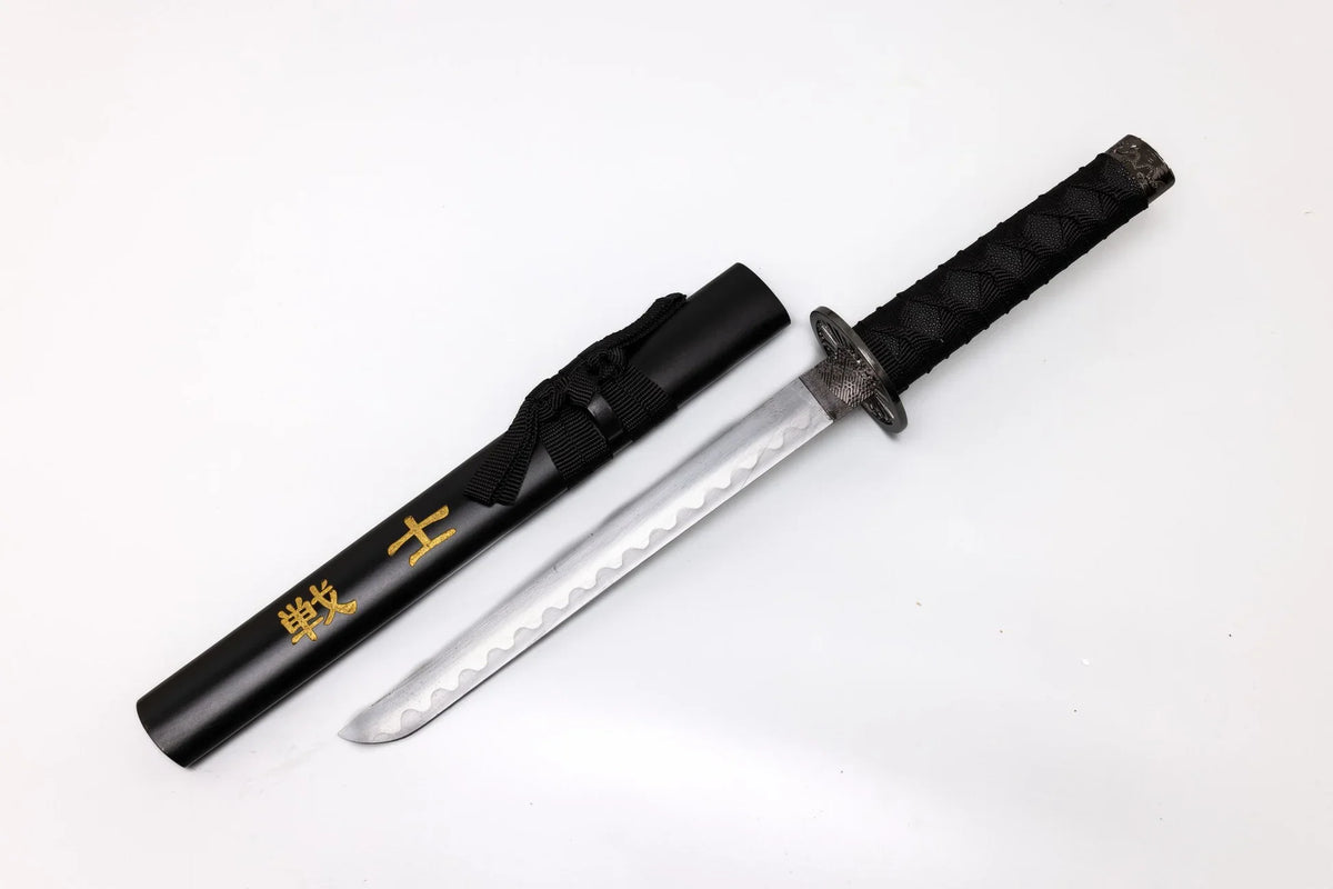 Ryoken Shadow Spirit - Display (Blunt) Tanto (Black)