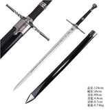 The Witcher - Comic Con Edition Geralt Steel Sword (Mace Pommel), Cosplay Safe Wood Cosplay Weapon Replica - Tophatter Daily Deals