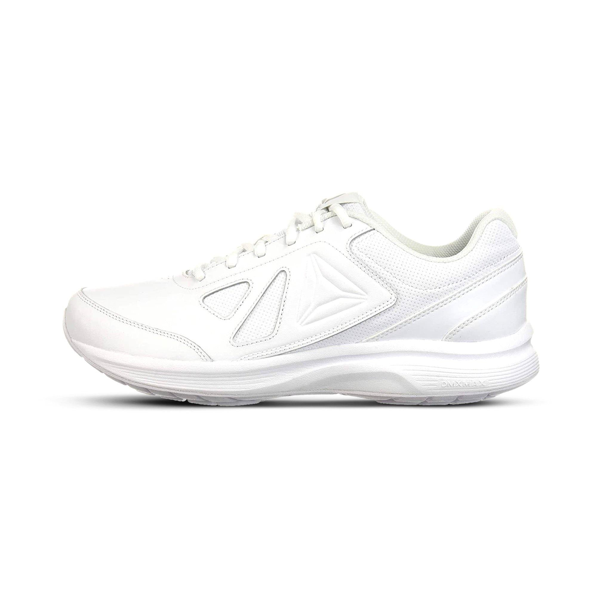 Reebok Men's White/Steel Shoes - Walk Ultra 6 Dmx Max 2E Walk Ultra 6 Dmx Max 2E 8 Footwear - Tophatter Daily Deals