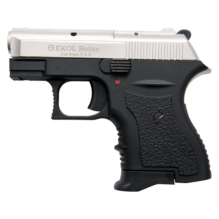 Botan 9MM Blank Firing Satin Finish Starter Pistol - TOPHATTER'S ARMORY DEALS Collectible Weapons - Tophatter Daily Deals