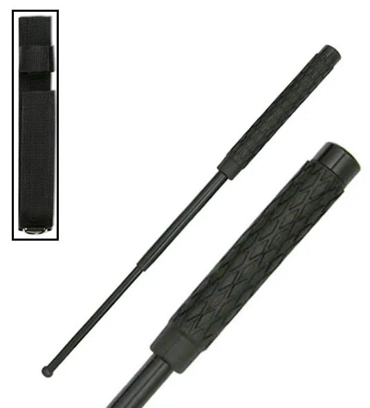 21 Inch Self Defense EXTENDABLE Walking Stick Baton Style Tactical Combat - TOPHATTER'S ARMORY DEALS Collectible Weapons - Tophatter Daily Deals