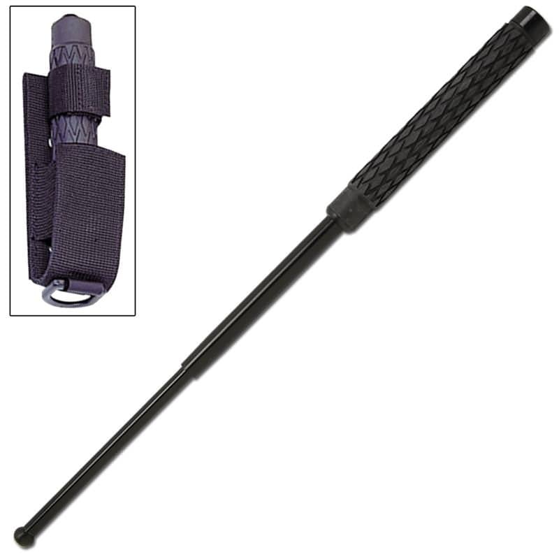 26 Inch Self Defense EXTENDABLE Walking Stick Baton Style Tactical Combat Collectible Weapons - Tophatter Daily Deals