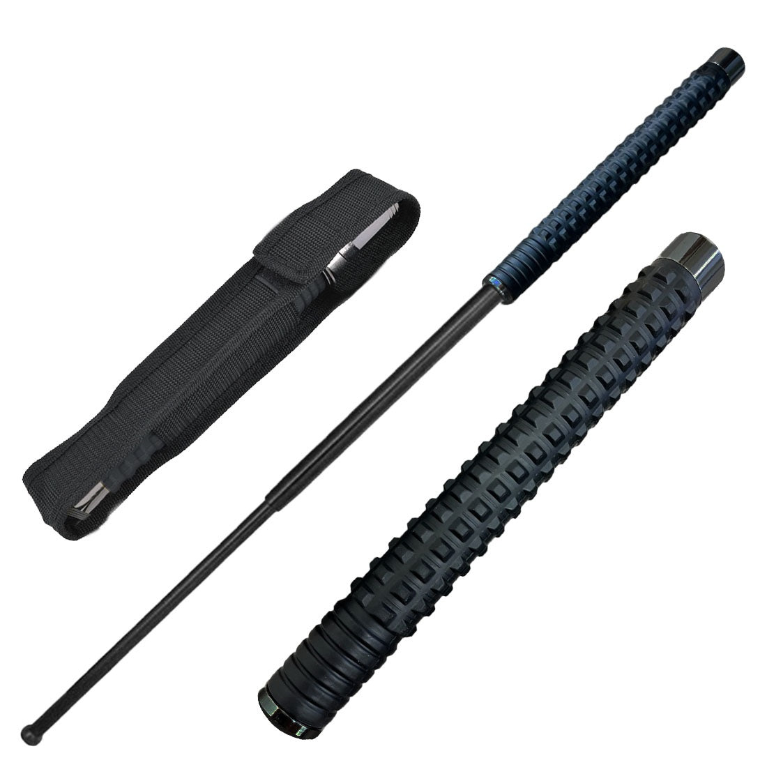 26 Inch Self Defense EXTENDABLE Walking Steel Stick Baton - Tophatter's Guns'N'Weapons Store Collectible Weapons - Tophatter Daily Deals