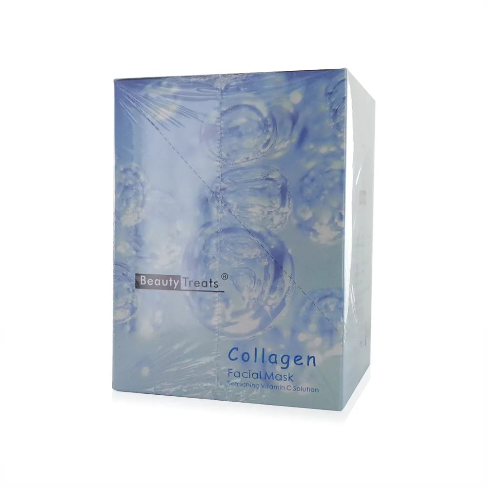 BEAUTY TREATS Facial Mask Refreshing Vitamin C Solution Collagen 0 - Tophatter Daily Deals