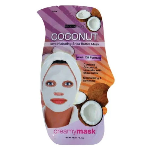 BEAUTY TREATS Coconut Ultra Hydrating Shea Butter Mask - Coconut 0 0 - Tophatter Daily Deals