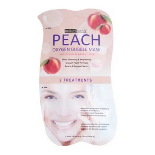 BEAUTY TREATS Peach Oxygen Bubble Mask - Peach 0 0 - Tophatter Daily Deals