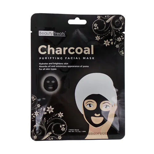 BEAUTY TREATS Charcoal Purifying Facial Mask 0 0 - Tophatter Daily Deals