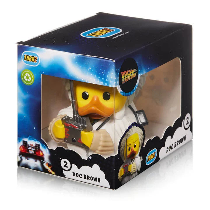 Back to the Future: Doc Brown TUBBZ (Boxed Edition) TUBBZ Collectible Duck - Tophatter Daily Deals