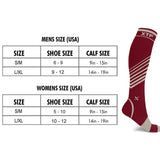 6-Pairs: Pain Relief Support Everyday Wear Striped Ankle And Knee-High Compression Socks Health & Wellness - Tophatter Daily Deals