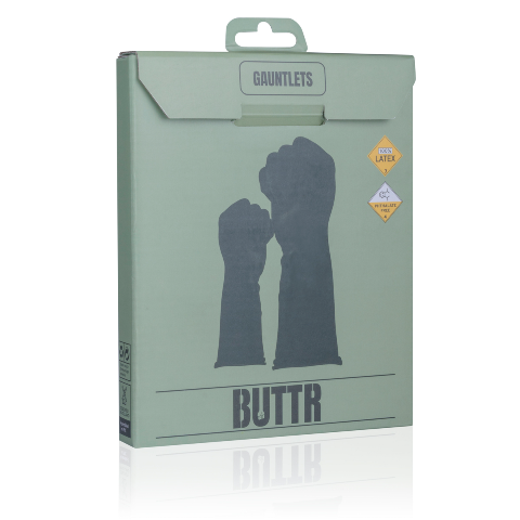 BUTTR Gauntlets – Stretchy Latex Fisting Gloves > Lube > Fisting - Tophatter Daily Deals