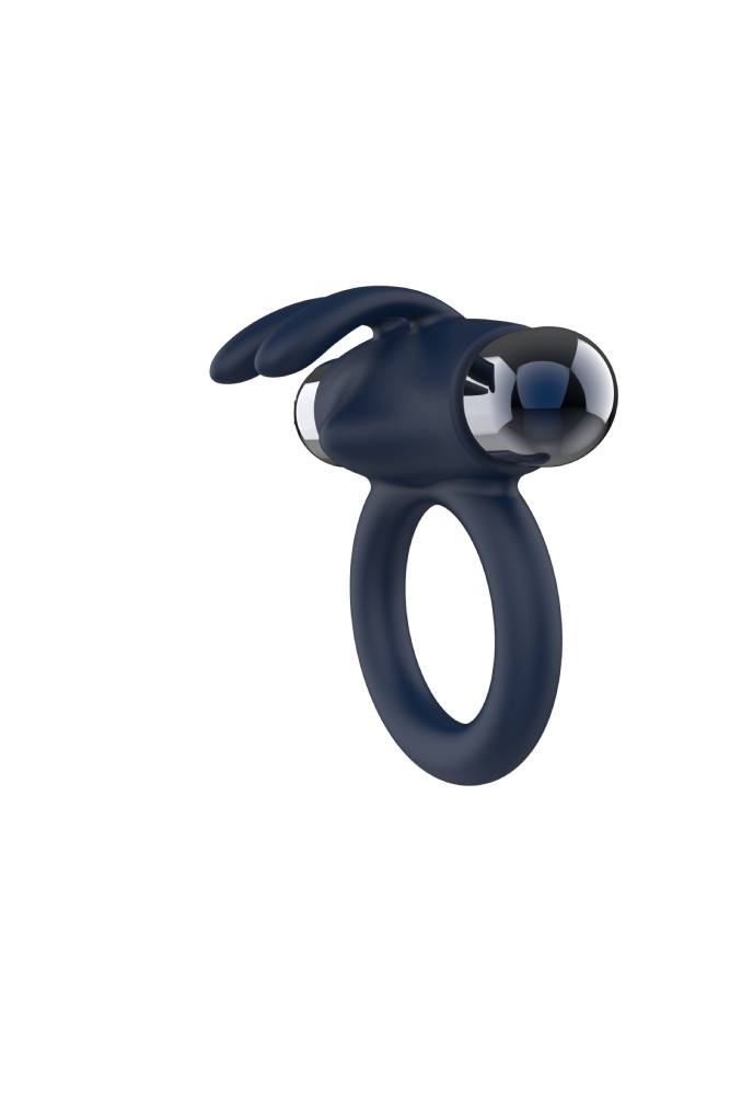 Stag Shop - Buzz Bunny Vibrating Cock Ring - Black Sex Toy - Tophatter Daily Deals