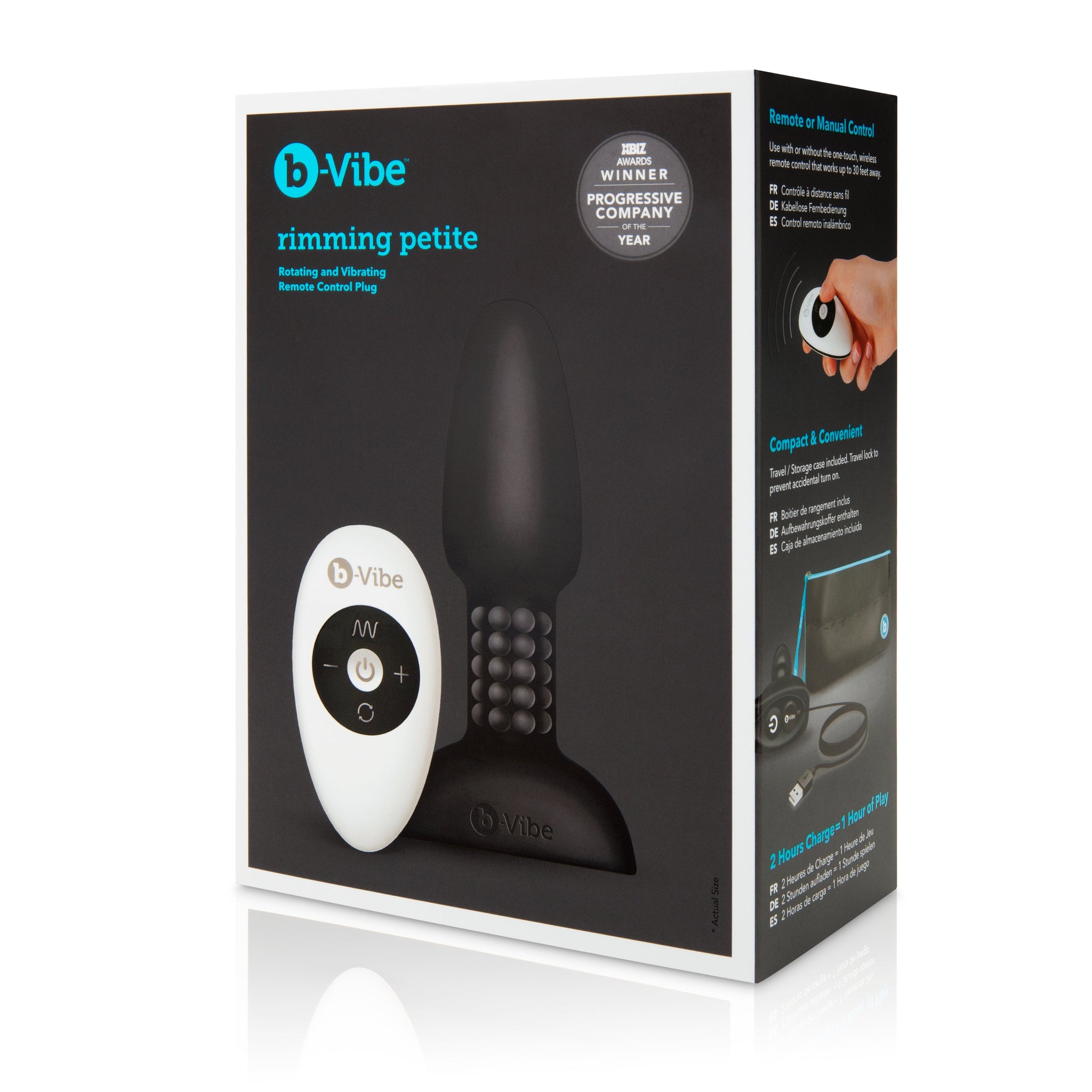 b-Vibe Rimming Petite – Rotating Beads Anal Plug > Anal Range > Vibrating Butt Plugs - Tophatter Daily Deals