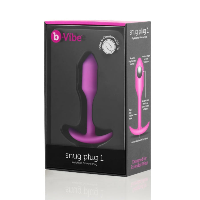 b-Vibe Snug Plug 1 – 55 Gram Weighted Butt Plug > Anal Range > Butt Plugs - Tophatter Daily Deals