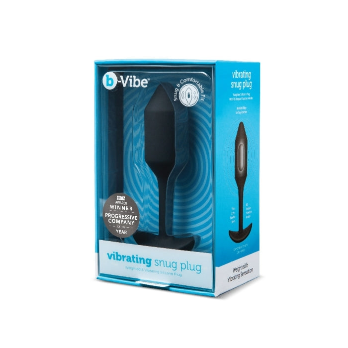 b-Vibe Vibrating Snug Plug Medium – Silicone Anal Vibrator > Anal Range > Vibrating Butt Plugs - Tophatter Daily Deals