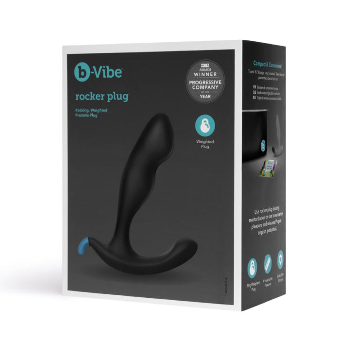B-Vibe Rocker Plug Ergonomic P-Spot Prostate Massager Toy > Anal Range > Prostate Plugs - Tophatter Daily Deals