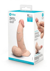 B-Vibe Slipskin Realistic Silicone Dildo 6.5 Inch Curved Cream > Vibrators > Realistic Vibrators - Tophatter Daily Deals