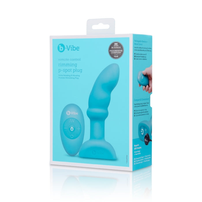 b-Vibe Remote Control Rimming P-Spot Plug – Remote-Controlled Butt Plug > Anal Range > Prostate Plugs - Tophatter Daily Deals