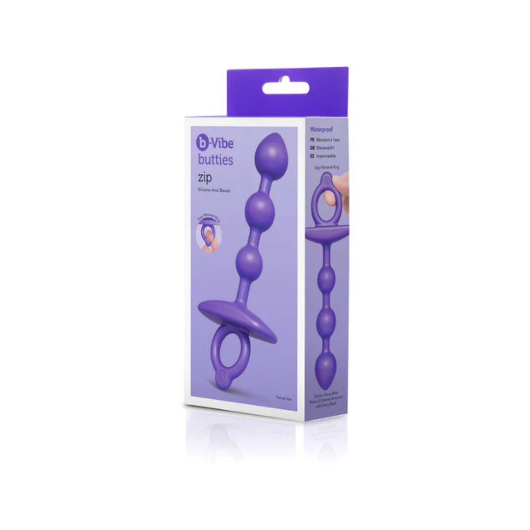 b-Vibe Butties Zip Silicone – Slim Silicone Anal Beads > Anal Range > Anal Beads - Tophatter Daily Deals