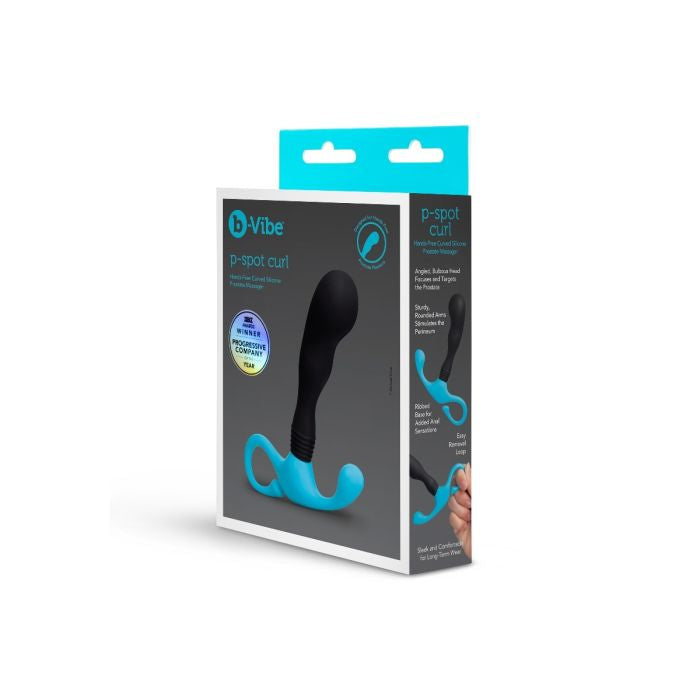 b-Vibe P-Spot Curl – Hands-Free Prostate Massager > Anal Range > Prostate Plugs - Tophatter Daily Deals
