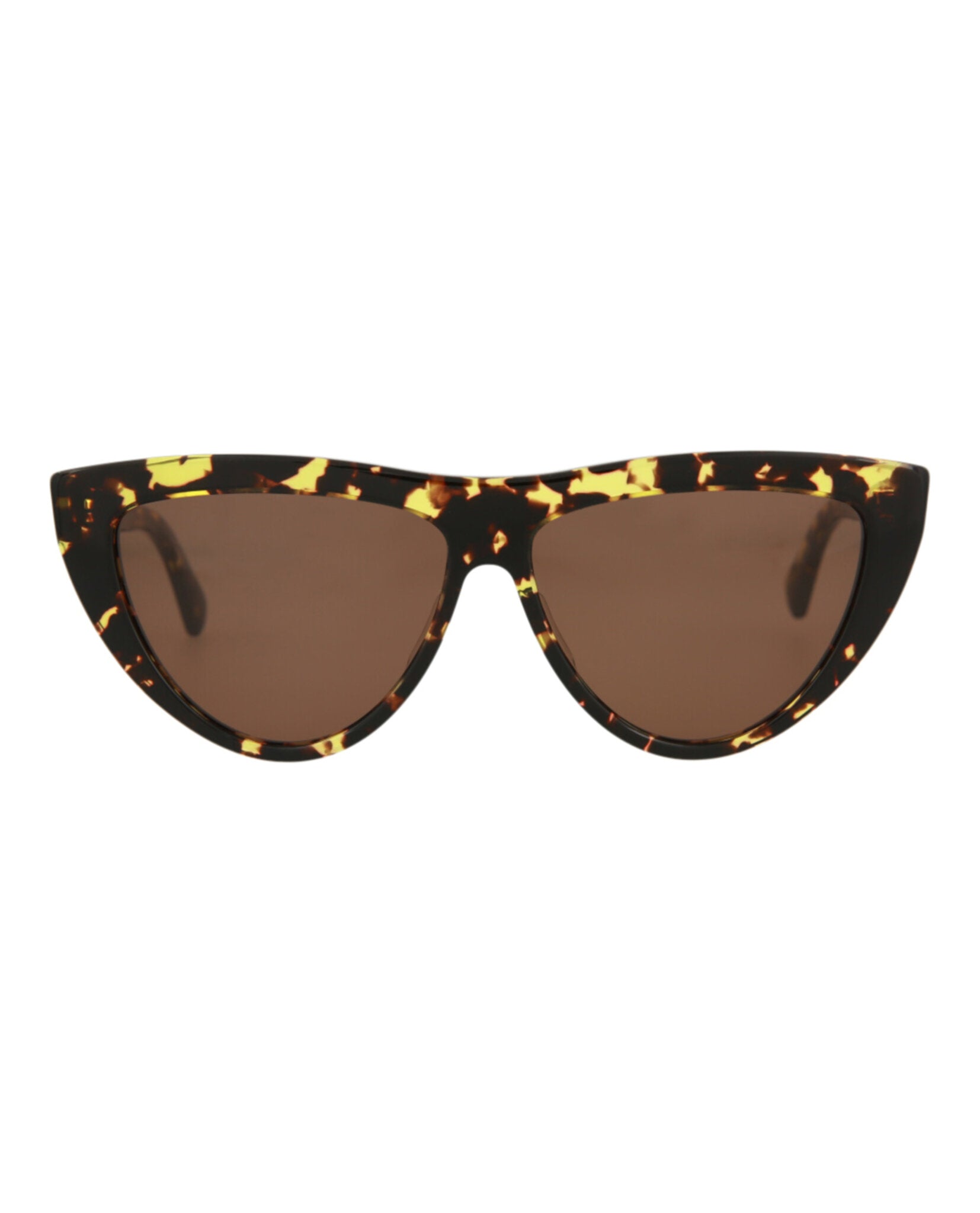 Bottega Veneta Cat Eye-Frame Acetate Sunglasses Brown Sunglasses - Tophatter Daily Deals