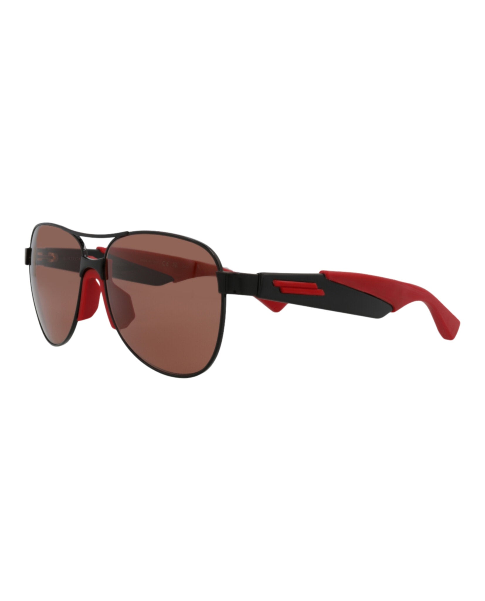 Bottega Veneta Aviator-Frame Metal Sunglasses Sunglasses - Tophatter Daily Deals