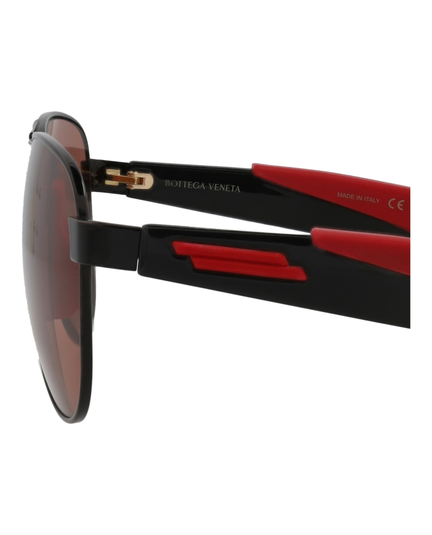 Bottega Veneta Aviator-Frame Metal Sunglasses Sunglasses - Tophatter Daily Deals