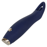 Chic Jasmine Navy Blue 6.25 Inch Dual Motor Silicone Vibrator with 10 Speeds and Rechargeable > Vibrators > Standard Vibrators - Tophatter Daily Deals