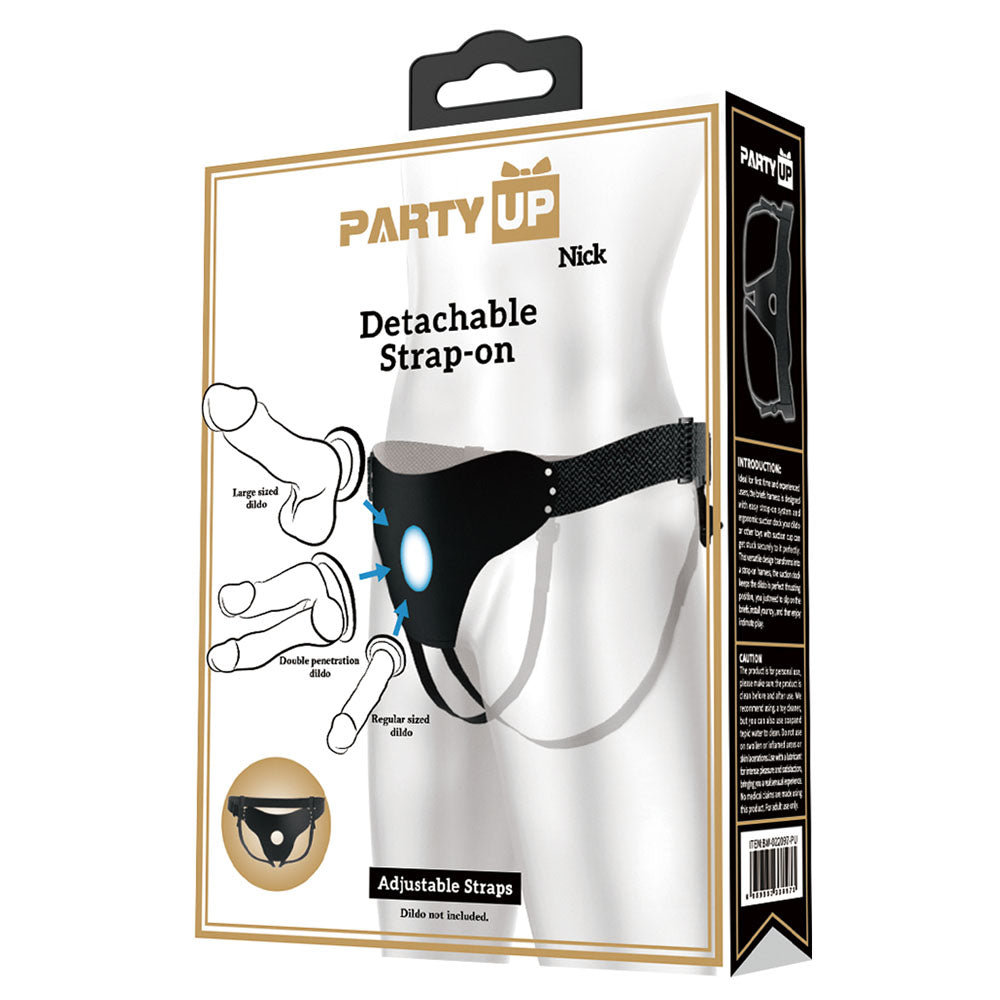 Party Up Nick Strap-On Harness – Adjustable Strap-On Harness > Dildos > Strap On Harnesses - Tophatter Daily Deals