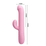 Party Up Dean Wavy Rotation Vibe 23.8 cm Rotating Rabbit Vibrator > Vibrators > Ladies > Rabbit - Tophatter Daily Deals