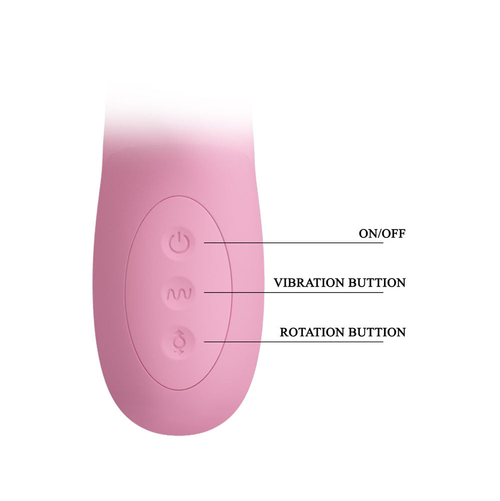 Party Up Dean Wavy Rotation Vibe 23.8 cm Rotating Rabbit Vibrator > Vibrators > Ladies > Rabbit - Tophatter Daily Deals