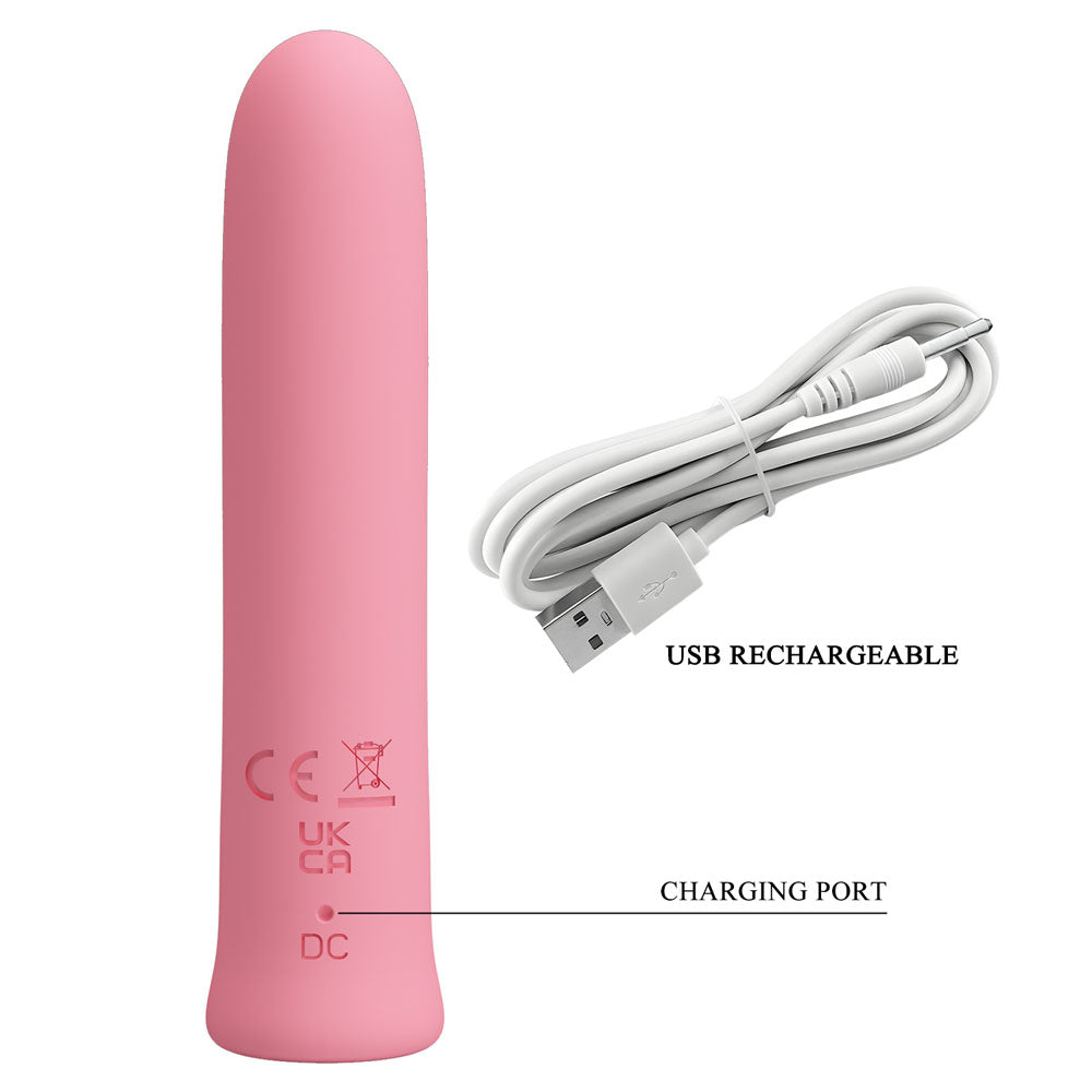 Party Up Edison (Black) – USB Rechargeable 10.3 cm Bullet Vibrator > Vibrators > Mini Vibrators - Tophatter Daily Deals