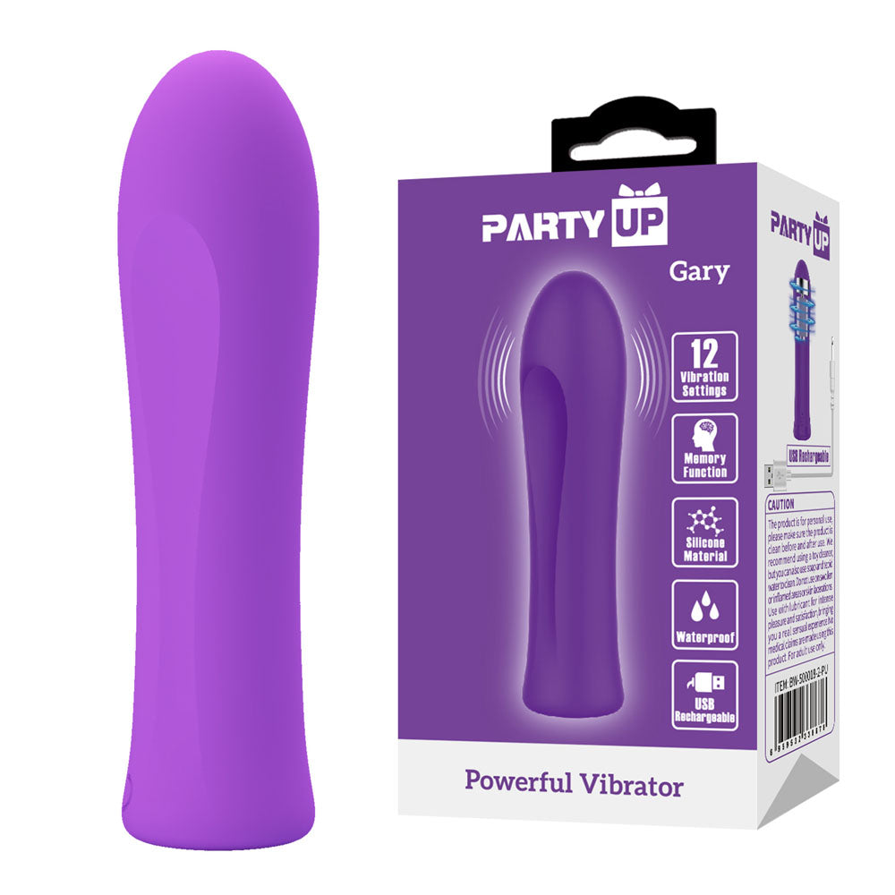 Party Up Gary – USB Rechargeable 10.2 cm Bullet Vibrator > Vibrators > Mini Vibrators - Tophatter Daily Deals