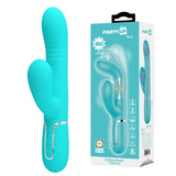 Party Up Paul Rolling Beads Vibrator Teal 22.6 cm Thrusting Rabbit Vibrator > Vibrators > Ladies > Rabbit - Tophatter Daily Deals